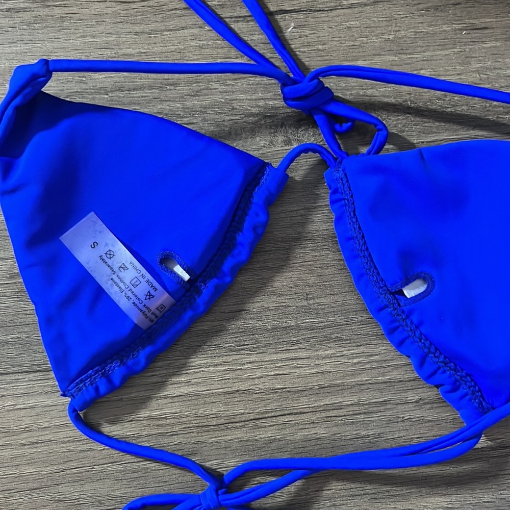 Blue Bikini Top - Picture 2 of 2